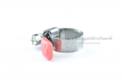 เข็มขัดรัดท่อสแตนเลส Toyox ญี่ปุ่น 13-20 mm คุณภาพอย่างดี