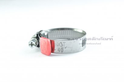 เข็มขัดรัดท่อสแตนเลส Toyox ญี่ปุ่น 27-40 mm คุณภาพอย่างดี