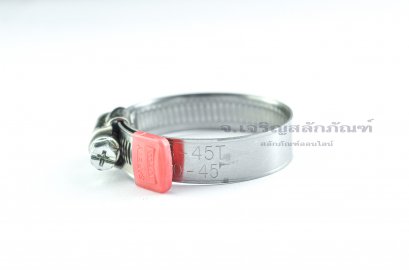 เข็มขัดรัดท่อสแตนเลส Toyox ญี่ปุ่น 30-45 mm คุณภาพอย่างดี