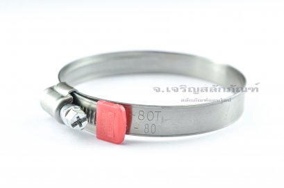 เข็มขัดรัดท่อสแตนเลส Toyox ญี่ปุ่น 65-80 mm คุณภาพอย่างดี