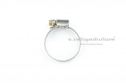 เข็มขัดรัดท่อสแตนเลสหน้าแคบ ขนาด 25-40 mm (หน้าแคบ 9.1 mm)