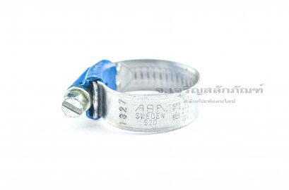เข็มขัดรัดท่อหัวฟ้า ABA สวีเดน 19-28 mm คุณภาพอย่างดี ด้านในเรียบ