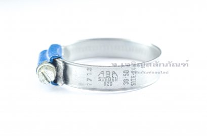 เข็มขัดรัดท่อหัวฟ้า ABA สวีเดน 38-50 mm คุณภาพอย่างดี ด้านในเรียบ