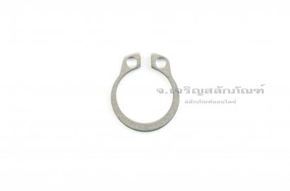 แหวนล็อคนอก แหวนล็อคเพลา สแตนเลส 13 mm (เบอร์ 13) (วัดขนาดวงในของแหวนได้ 12 mm ความหนา 1 mm)