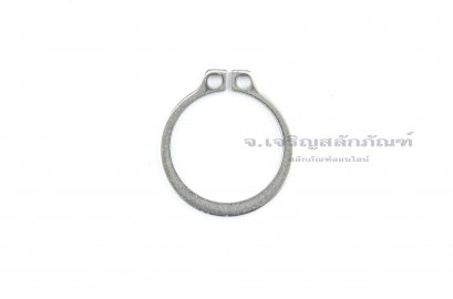 แหวนล็อคนอก แหวนล็อคเพลา สแตนเลส 22 mm (เบอร์ 22) (วัดขนาดวงในของแหวนได้ 20.5 mm ความหนา 1.2 mm)