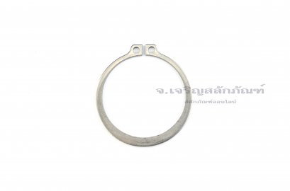 แหวนล็อคนอก แหวนล็อคเพลา สแตนเลส 45 mm (เบอร์ 45) (วัดขนาดวงในของแหวนได้ 41.5 mm ความหนา 1.75 mm)