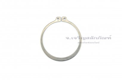 แหวนล็อคนอก แหวนล็อคเพลา สแตนเลส 55 mm (เบอร์ 55) (วัดขนาดวงในของแหวนได้ 50.8 mm ความหนา 2 mm)