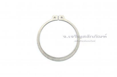 แหวนล็อคนอก แหวนล็อคเพลา สแตนเลส 58 mm (เบอร์ 58) (วัดขนาดวงในของแหวนได้ 53.8 mm ความหนา 2 mm)