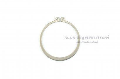 แหวนล็อคนอก แหวนล็อคเพลา สแตนเลส 62 mm (เบอร์ 62) (วัดขนาดวงในของแหวนได้ 57.8 mm ความหนา 2 mm)