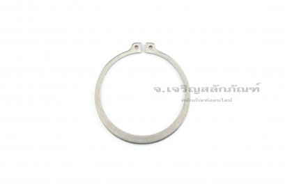 แหวนล็อคนอก แหวนล็อคเพลา สแตนเลส 65 mm (เบอร์ 65) (วัดขนาดวงในของแหวนได้ 60.8 mm ความหนา 2.5 mm)