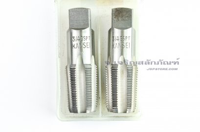 ดอกต๊าปเกลียว 2 ตัวชุด KANSEI 3/4 เกลียว 14 (BSPT)