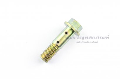 น็อตน้ำมัน Oil Bolt ขนาด M10x1.5x35 แบบ 2 รู