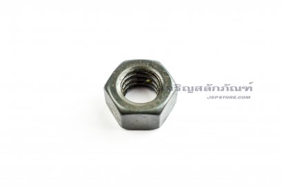 หัวน็อตดำ Hex Nut 1/4&quot; เกลียว 20 (BSW/UNC) (หัวน็อตเบอร์ 12)