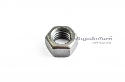 หัวน็อตดำ Hex Nut 3/8&quot; เกลียว 16 (BSW/UNC) (หัวน็อตเบอร์ 14 )