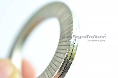 แหวนล็อคคู่กันคลาย สแตนเลส 316L ขนาด M22 (NL22-SS)