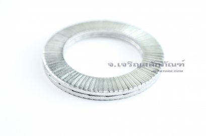 แหวนล็อคคู่กันคลาย สแตนเลส 316L ขนาด M24 (NL24-SS)