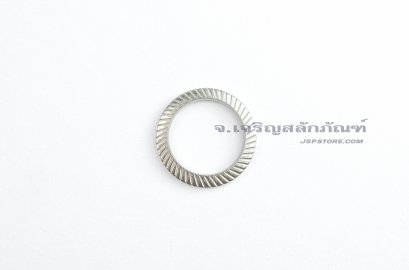 แหวนสปริงจานแบบมีฟัน แหวนกันคลายสแตนเลส Safety Washer M12