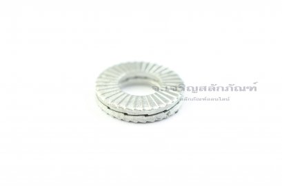 แหวนล็อคคู่กันคลาย WEDGE LOCK WASHER M6 (NL6SP) ขอบกว้างพิเศษ