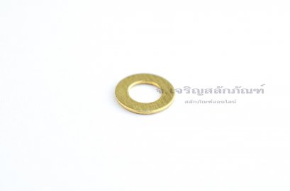 แหวนอีแปะ M4 ทองเหลือง (4.2-7.85-0.55)