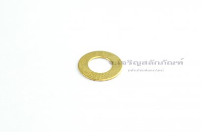 แหวนอีแปะ M6 ทองเหลือง (6.3-12-0.65)