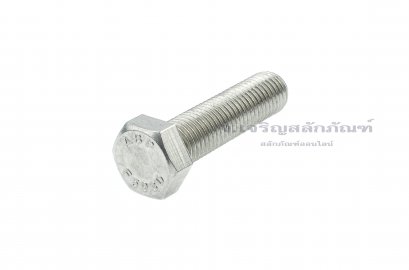 น็อตหัวเหลี่ยมสแตนเลส Stainless Steel Hex Bolt 3/4&quot;x3&quot;