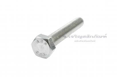 น็อตหัวเหลี่ยมสแตนเลส Stainless Steel Hex Bolt 5/8"x4"