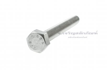 น็อตหัวเหลี่ยมสแตนเลส Stainless Steel Hex Bolt 5/8&quot;x5&quot;