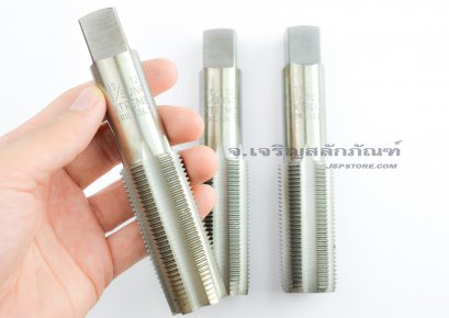 ดอกต๊าปเกลียว 3 ตัวชุด Xtreme 1.1/8&quot; เกลียว 12 UNF