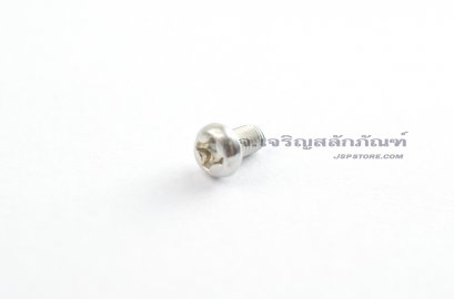 น็อตหัวกลมแฉกสแตนเลส M3x6