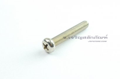 น็อตหัวกลมแฉกสแตนเลส M8x60