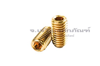 น็อตตัวหนอนทองเหลือง M8x16