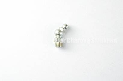 หัวอัดจารบีงอ 45° เหล็กชุบ เยอรมัน เกลียว M8x0.75