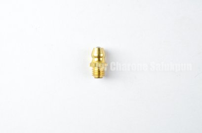 หัวอัดจารบีตรงทองเหลือง 1/4-28 UNF