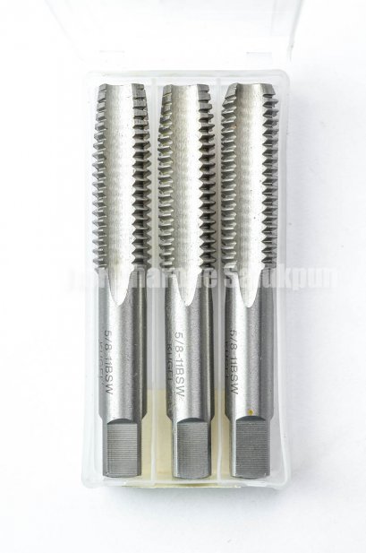 ดอกต๊าปเกลียว 3 ตัวชุด Kugel 5/8&quot; BSW/NC เกลียว 11