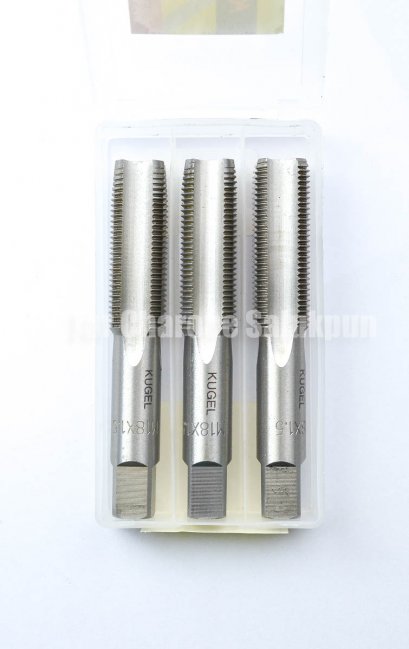 ดอกต๊าปเกลียว 3 ตัวชุด Kugel M18x1.5