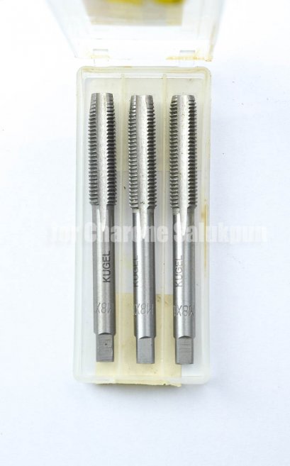 ดอกต๊าปเกลียว 3 ตัวชุด Kugel M8x1.0