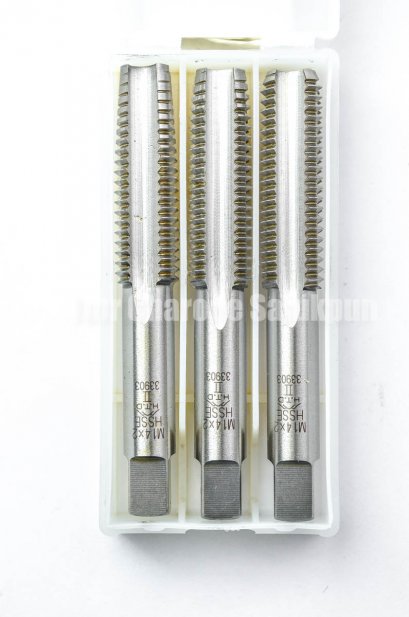 ดอกต๊าปเกลียวสแตนเลส 3 ตัวชุด M14x2.0 ญี่ปุ่น