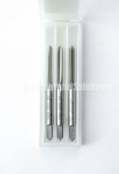 ดอกต๊าปเกลียวสแตนเลส 3 ตัวชุด M3x0.5 ญี่ปุ่น