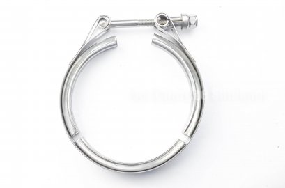 เข็มขัดรัดท่อไอเสียสแตนเลส-ปะกับรัดท่อไอเสียขนาด 4&quot;