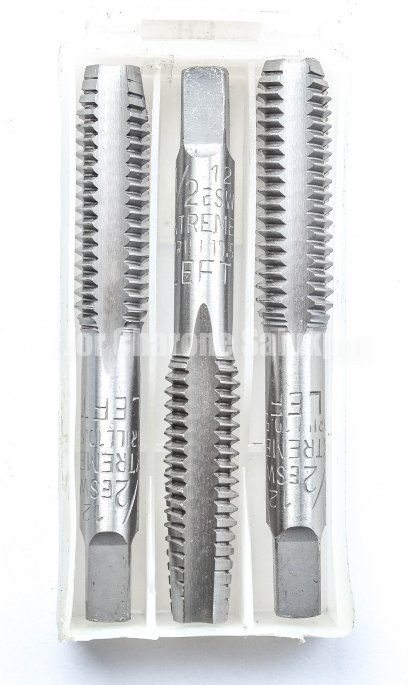 ดอกต๊าป 3 ตัวชุด Xtreme 1/2&quot; BSW - 12 เกลียวซ้าย