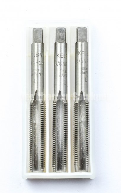 ดอกต๊าป 3 ตัวชุด KEIBA 3/8&quot; UNF - 24 เกลียวซ้าย