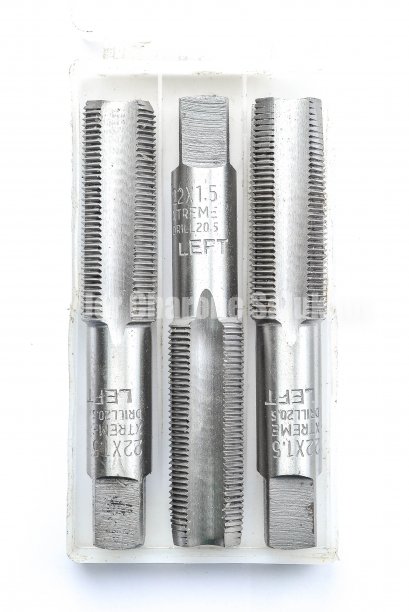 ดอกต๊าป 3 ตัวชุด Xtreme M22x1.5 เกลียวซ้าย