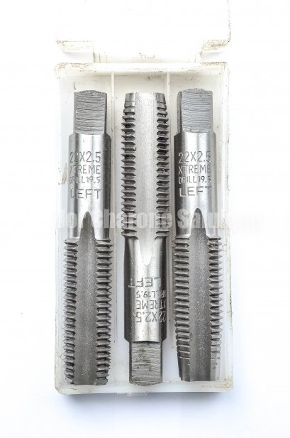 ดอกต๊าป 3 ตัวชุด Xtreme M22x2.5 เกลียวซ้าย