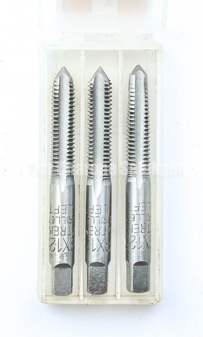 ดอกต๊าป 3 ตัวชุด Xtreme M8x1.25 เกลียวซ้าย