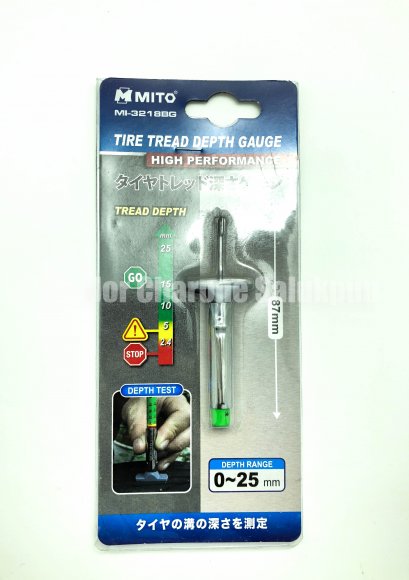 เกจวัดความลึกของยาง Tire Tread Depth Gauge MITO ไต้หวัน