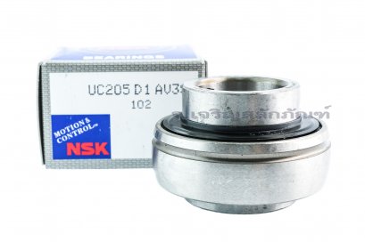 ไส้ลูกปืนตุ๊กตา Insert Bearing NSK ญี่ปุ่น รหัส UC205 D1 ขนาดเพลา 25 mm (25-52-34)