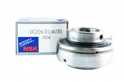 ไส้ลูกปืนตุ๊กตา Insert Bearing NSK ญี่ปุ่น รหัส UC206 D1 ขนาดเพลา 30 mm (30-61-38)