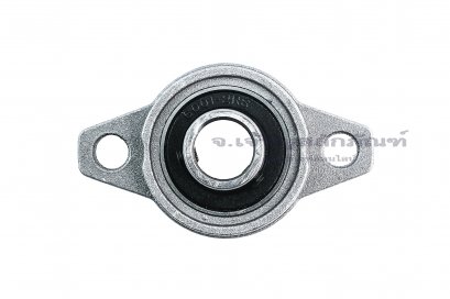 ตลับลูกปืนตุ๊กตาทรงไข่ Oval Shape, Pillow Block Bearing รุ่น 6001-2RS/FL001/UFL001 สำหรับเพลามิล ขนาด 12 mm