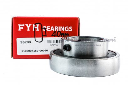 ไส้ลูกปืนตุ๊กตา Insert Bearing FYH รหัส SB208-D1 ขนาดเพลา 40 mm (40-80-34)