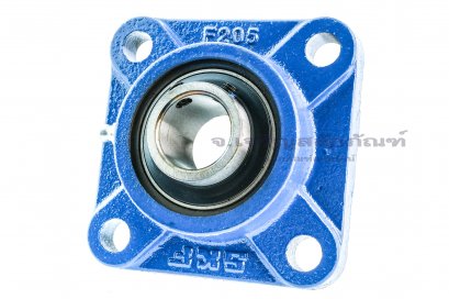 ตลับลูกปืนตุ๊กตาหน้าแปลนสี่เหลี่ยม Square Flanged Ball Bearing Unit SKF รุ่น F205/UC205/UCF205  สำหรับเพลามิล ขนาด 25 mm